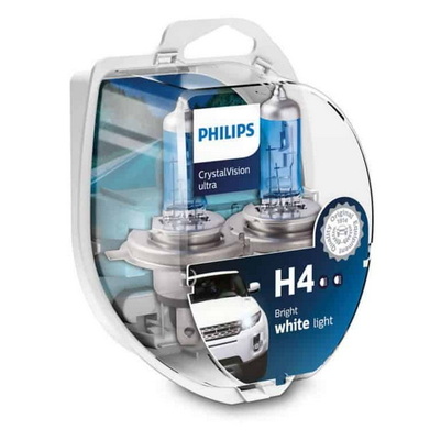 Philips Bulbs H4  55W Crystal Vision